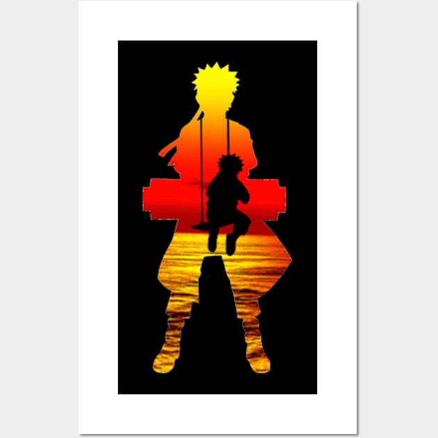 Naruto Anime Naruto design Wall Art by ShinjiruStyle